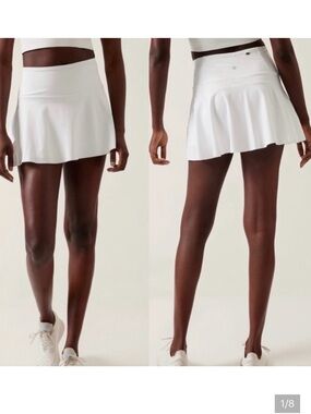 Athleta White Tennis Skort 13.5” Size XS